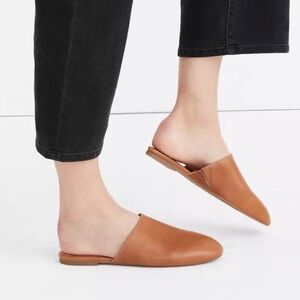Madewell The Cory Mule in English Saddle Leather size 7